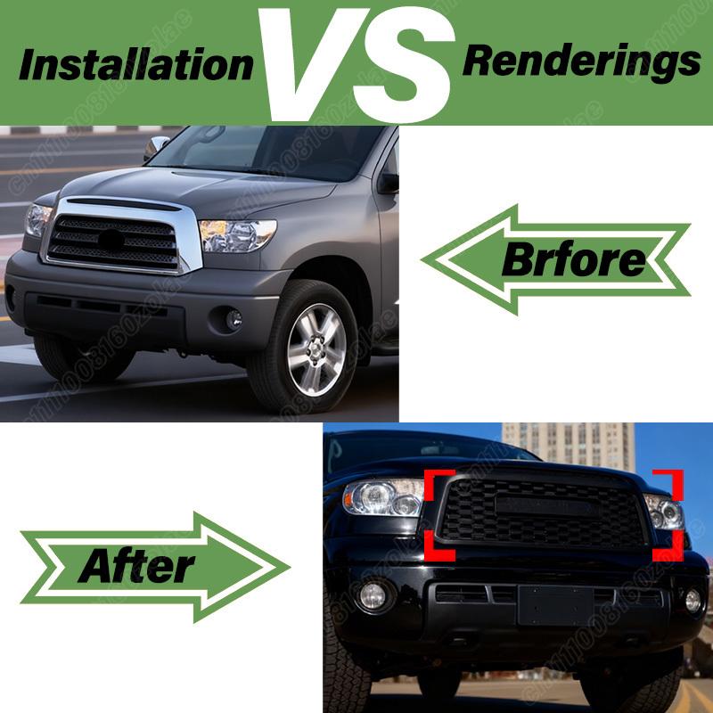Для Toyota Tundra 2006 2007 2008 2009 Автомобиль Стиль TRD Передний Бампер Воздухозаборник Решетка Спортивный Гоночный Защитная Крышка Радиатора