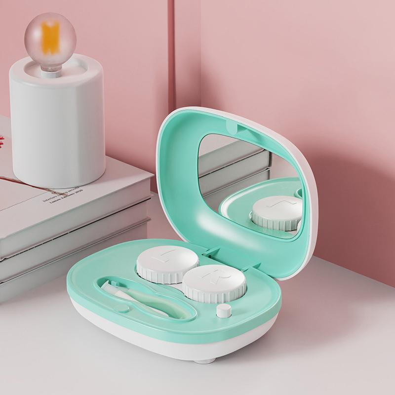 Контактные линзы очиститель ультразвуковой со съемным корпусом удалить слезу белок очистительная машина дорожный портативный моечный ящик