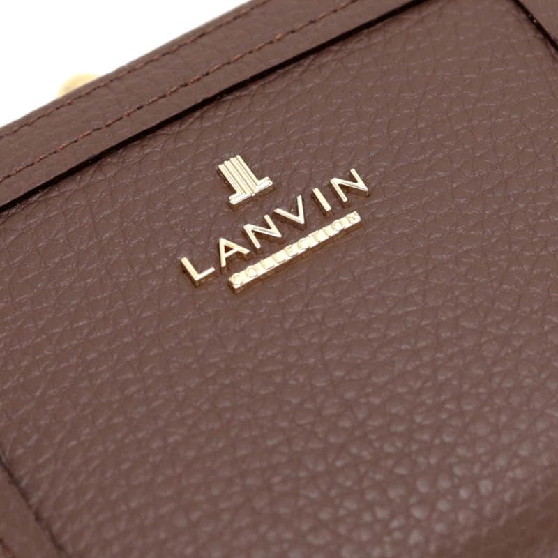 Lanvin Коллекция Leger Кошелек-портмоне Bifold 65-6255 Мокка
