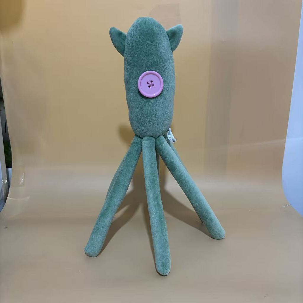 Плюшевая игрушка-кальмар Коралина с мягким коротким ворсом для детей и коллекционеров