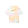 Nike Винтажная американская спортивная повседневная футболка с логотипом и круглым вырезом, с короткими рукавами, женские топы, разноцветные FJ7731-885