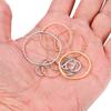 20-50Pcs 8-40mm Brass Round Closed Ring Earring Contract Geometric Earrings Pendants For DIY Jewelry Making Findings Accessories
