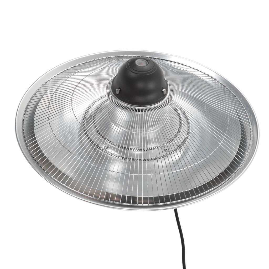 Hanging Heater Aluminium Alloy 2 Gears IP44 Waterproof Ceiling Patio Heater with Remote Control LED