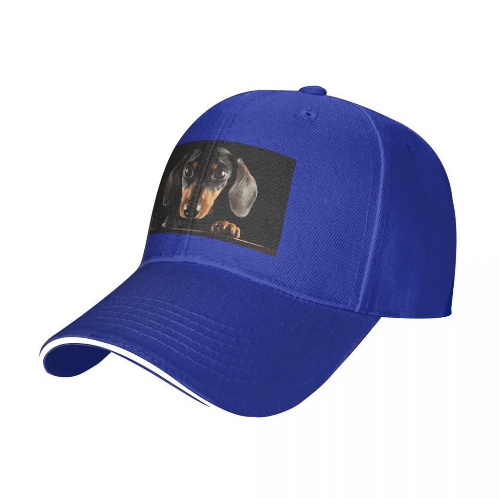 Dachshund Dog Photo Beach Sunshade Baseball Caps Quantity:1