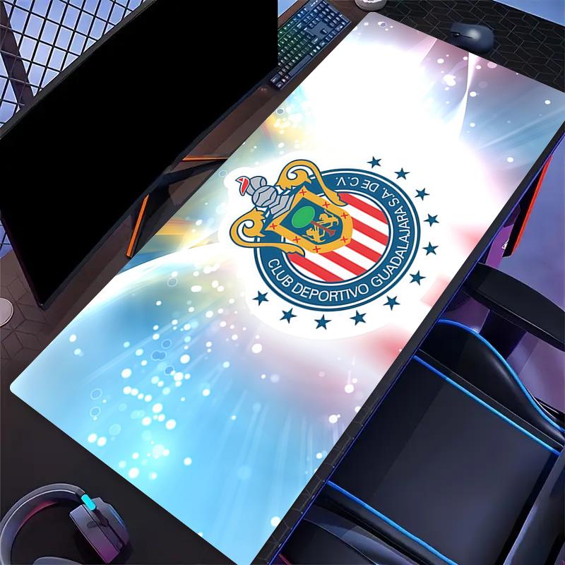 Chivas CD Guadalajara Print Cushion Non-slip Laptop Tablet Big Mousepad XXL Mat Mini PC Playmat With Lock edge