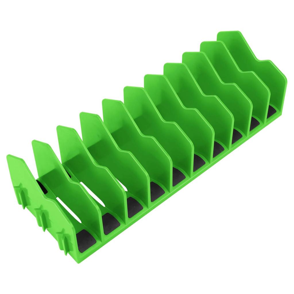 Стойка-органайзер для плоскогубцев, 10 слотов, плоскогубцы, кусачки, молоток, органайзер для инструментов с нескользящей резиновой основой для эффективного хранения инструментов