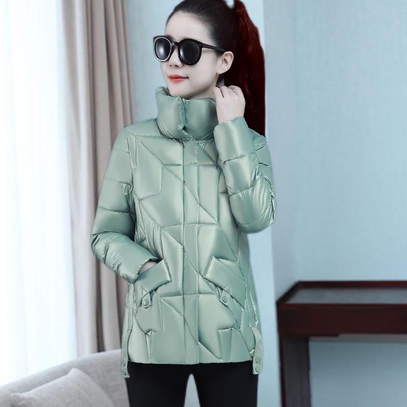 Легкая и тонкая теплая хлопковая куртка с воротником-стойкой нового стиля, не требующая стирки