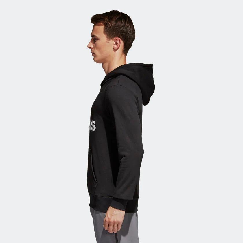 adidas Linear Pullover Hoodie 'Black' Men's S98772