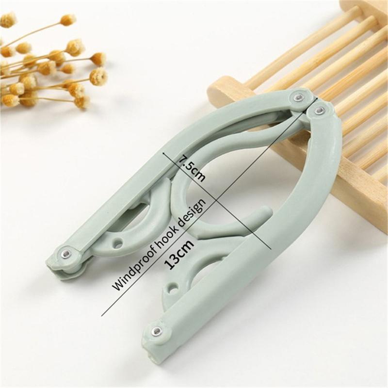 Fashion Creative Travel Portable Foldable Clothes Hanger for Outdoor Travel Simple Clothes Hanger