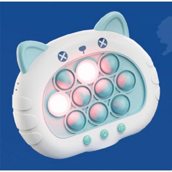 Let's Toy Tok Tok Push Pop Game Machine Cat, популярная корейская игра