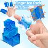 Портативный ПВХ пакет со льдом для пальцев, многофункциональный, многоразовый, холодный гель, мягкий для травм, тендинита, для ухода за ногами и телом