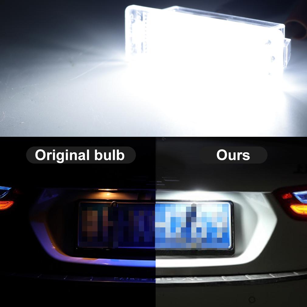 2 шт. для Opel/Vauxhall Astra F 1992-1998 Calibra 1989-1997 светодиодный светильник для номерного знака Canbus, автомобильные парковочные лампы, белые