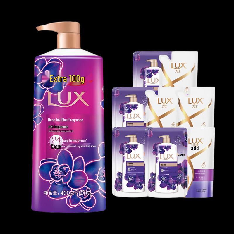LUX Black Orchid Luxury Shower & Shampoo Set