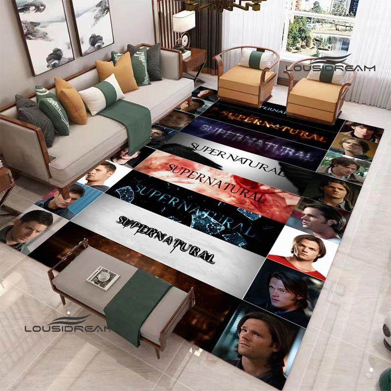 Supernatural Join the Hunt printed carpet Non-slip carpet outdoor carpets area rug bedroom decor rug for bedroom birthday gift