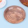 10 шт. 7-дюймовая ретро-имитация древесного зерна одноразовая посуда тарелка бумажный поднос украшение на день рождения праздничная вечеринка предмет домашнего обихода
