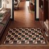 Retro Geometric Door Mat High-Quality Entrance Rug Non-Slip Cuttable Doormat