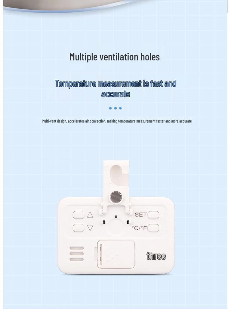 Высокоточный цифровой термометр и гигрометр для холодильников и морозильников
