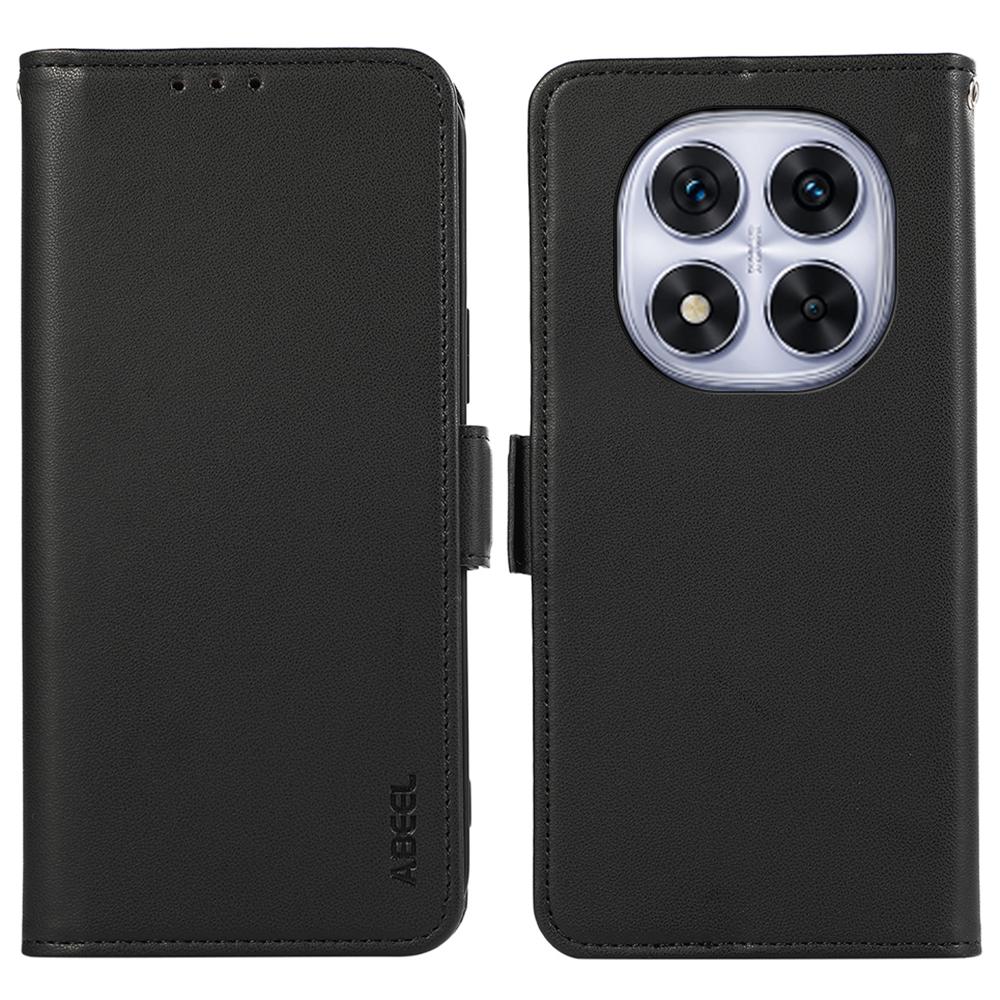 ABEEL Чехол для Xiaomi Redmi Note 14 Pro 5G/Poco X7 5G Кожаный чехол для телефона с RFID-блокирующим кошельком