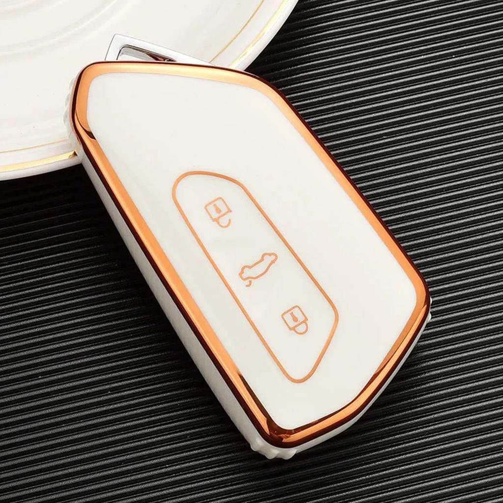 Чехол для дистанционного ключа из ТПУ для VW Volkswagen Golf 8 Skoda Octavia A8 SEAT Leon MK4, аксессуары