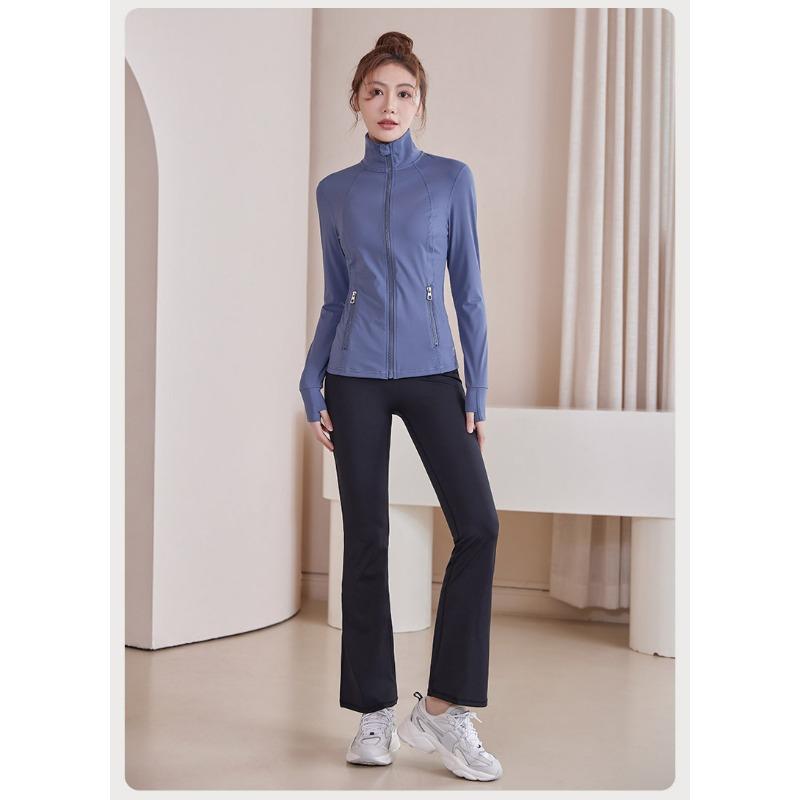 Плюс размер весенне-осенняя одежда для йоги, куртка, женская быстросохнущая одежда для фитнеса и бега, свободная спортивная одежда с длинными рукавами, топы