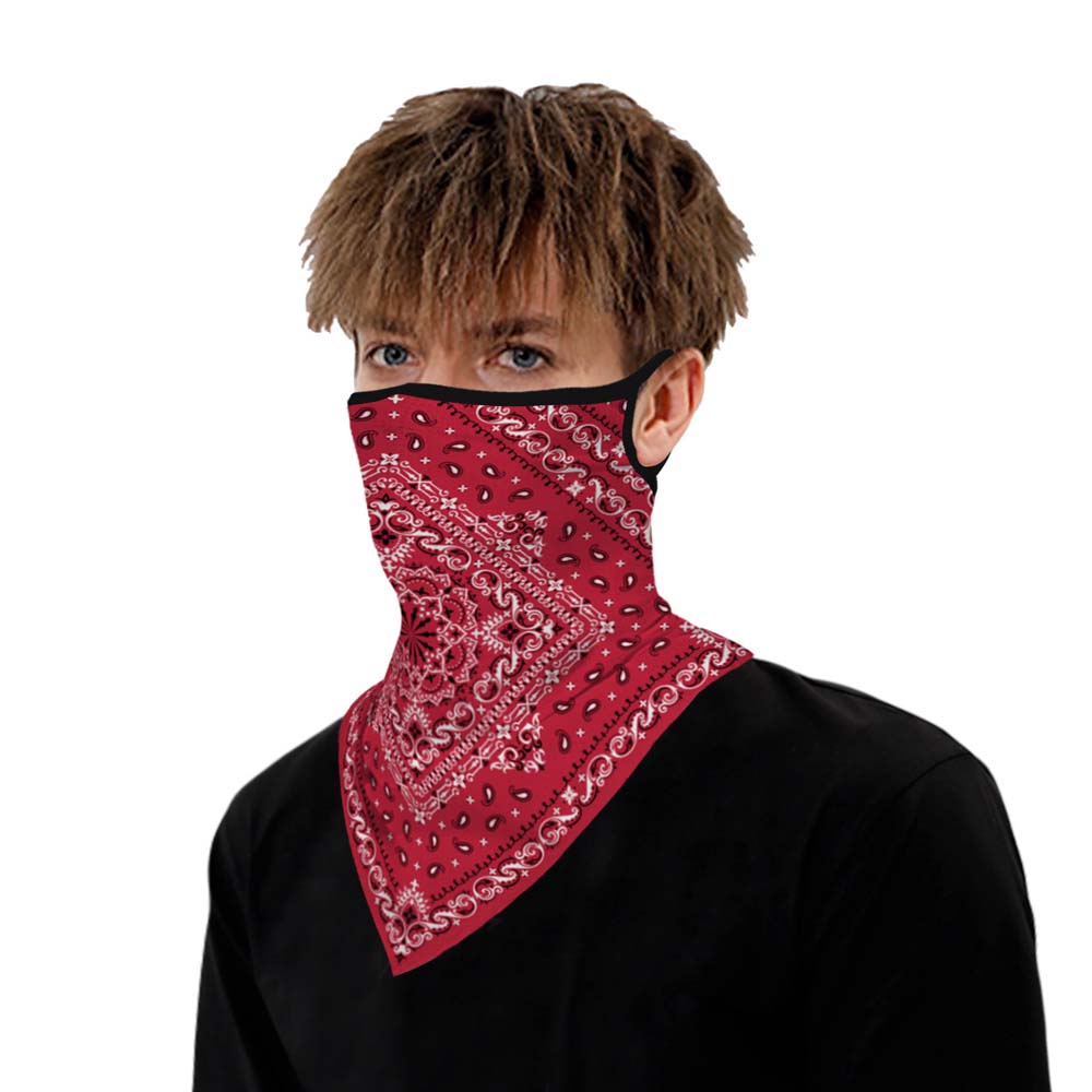 Protective Silk Cycling Windproof Sun Protection Face Mask Neck Protection Mouth Mask Wrap Scarf