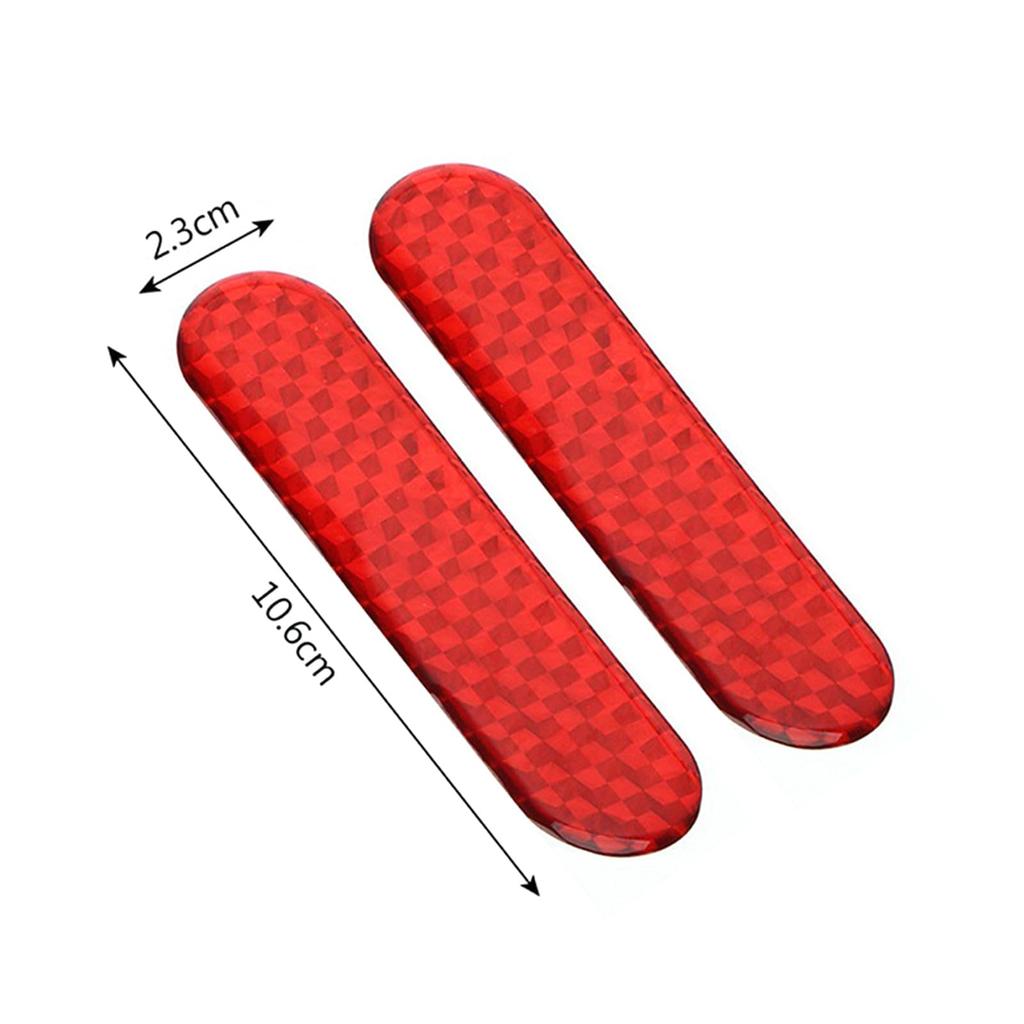 HARUMAKI Reflector Protector Bike Reflector Stick-on Reflective Sticker Car Reflective Sticker Reflector Square Car