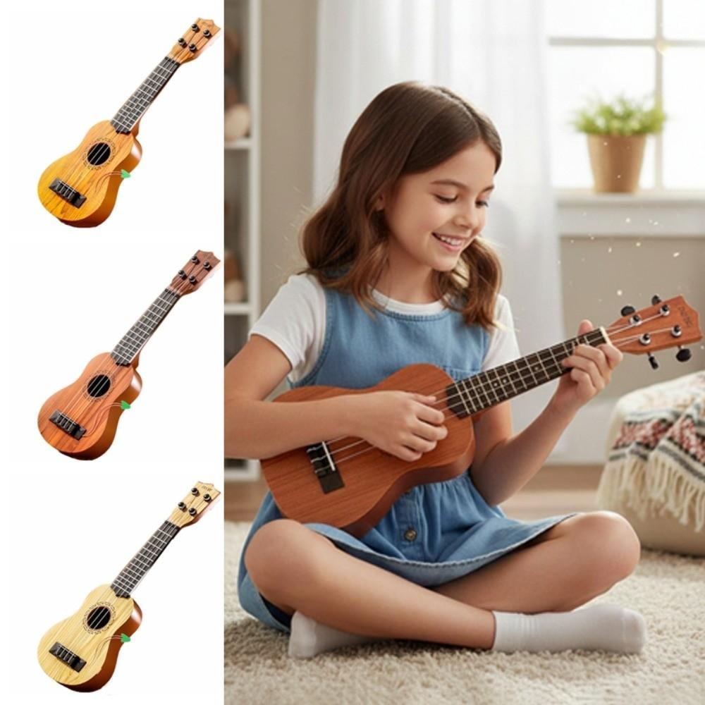 4 Strings Simulation Ukulele Toy Adjustable Knob Kids Musical Toys Children Toys