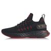 Li Ning Cloud 6 Element Универсальные Нескользящие Легкие Нескользящие Легкие Низкие Кроссовки для Бега Мужские Черно-красные ARHQ001-2