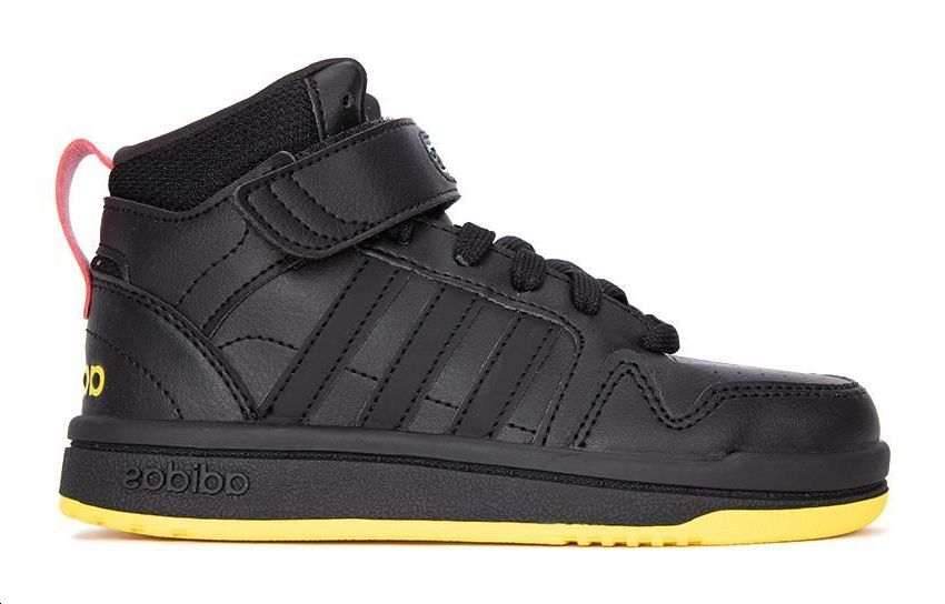adidas Кроссовки для скейтбординга Neo Postmove Mid K, дышащие и износостойкие, средняя высота, для детей, черные, Kids' HQ4241