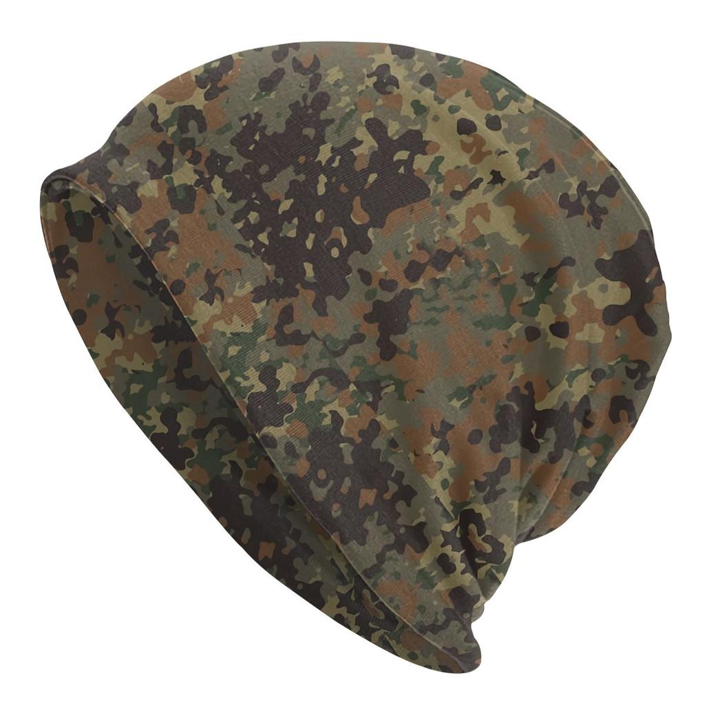Atacs Fg Camo Камуфляж Армейская Осенняя женская теплая шапочка Двойное использование Повседневная шапка с капюшоном