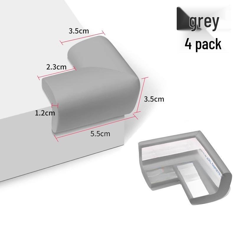 Силиконовые Угловые Защиты для Стола - Противоударный, Мягкий Набор Безопасности для Мебели.