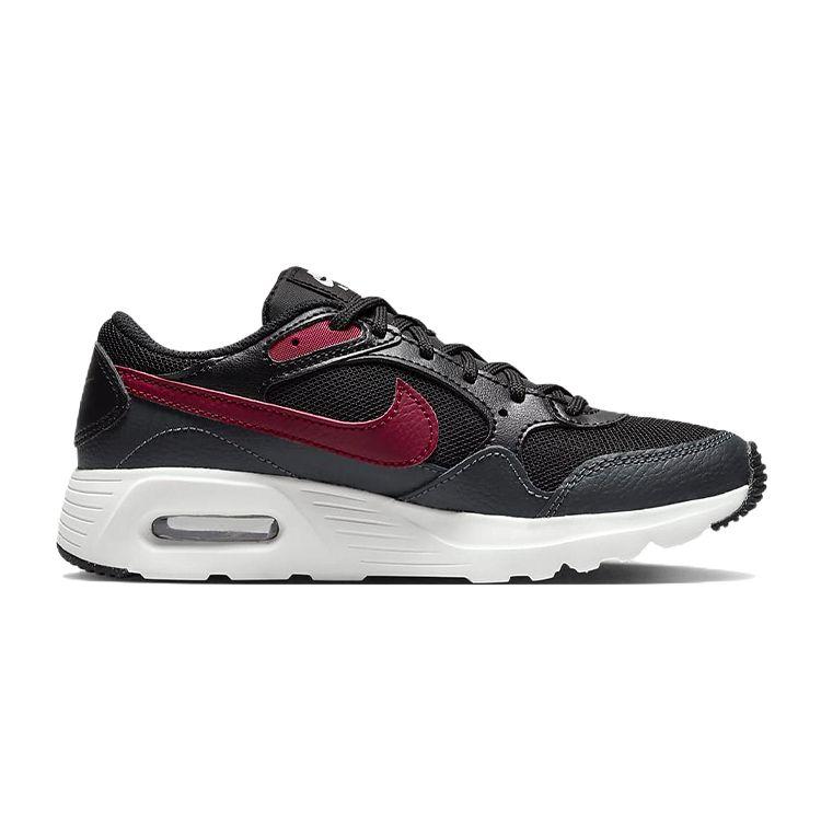 Nike Air Max SC Mesh Fabric Leather Sports Fashion Cushioning Low Top Lifestyle Shoes Women Sneakers Black Red CZ5358-009
