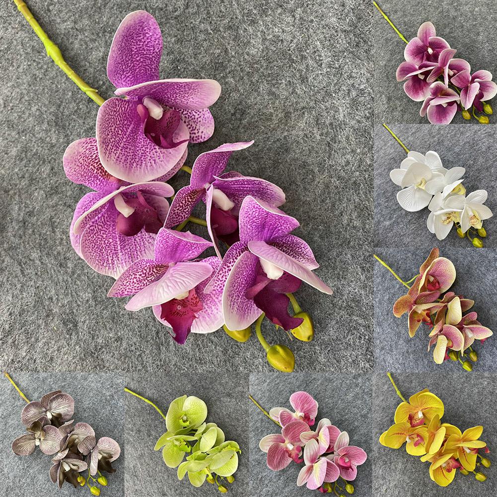Детали дизайна искусственных орхидей-бабочек