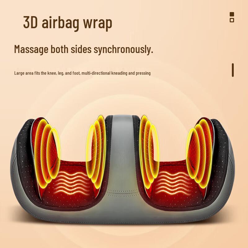 Aux Leg and Foot Massager with Heat and Airbag Compression CN plug (adapter included)