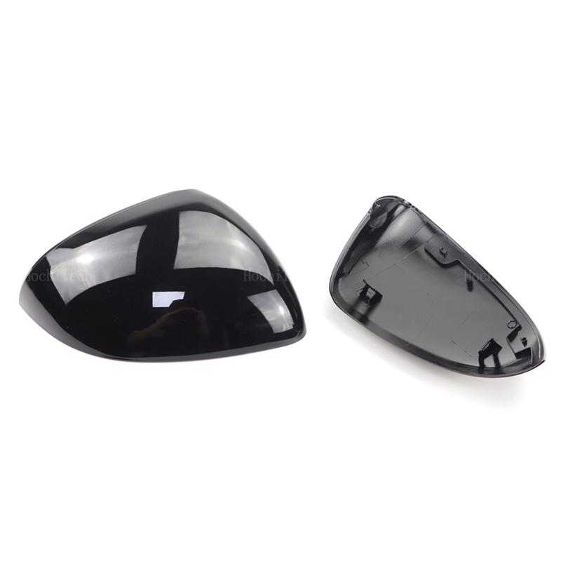 Carbon Fiber Style Black Rearview Side Mirror cover Caps for Mercedes C E S GLC Class W206 X206 S206 X254 W214 W223 EQE EQS AMG