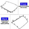 For Mercedes Benz C GLC W205 C200 250 300 400 W253 GLC200 300 2015-2021 Car Water Cup Holder Chrome Plating Strip Trim Ring