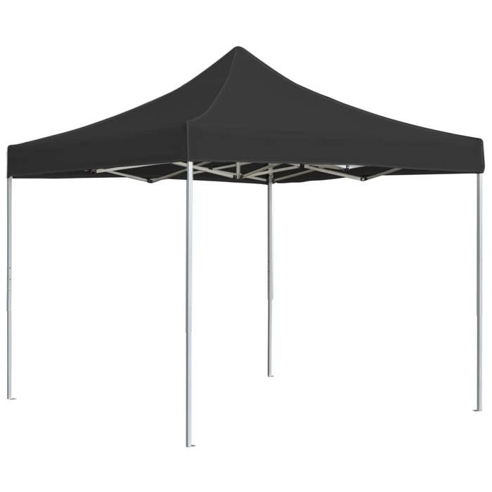 VidaXL Folding Reception Tent Garden Gazebo Patio Gazebo Terrace Pavilion Outdoor Tent Aluminum 2x2 48927