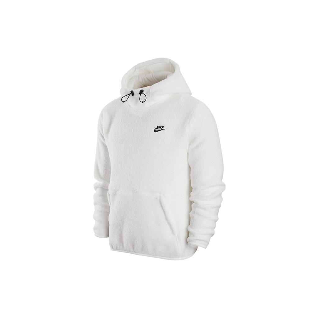 Nike Толстовки Мужские Белые С Капюшоном Средней Посадки Обычные DV8155-100