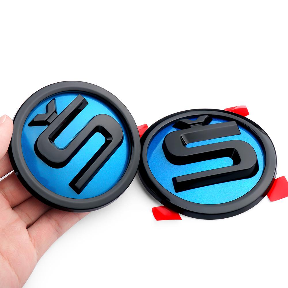 AGTQ2 1pcs 8/9/10cm Car Emblem Badge Hood Front Rear Trunk Logo For Skoda Fabia Yeti Rapid Kodiaq Mk3 A4 A6 A7 Kamiq Vrs Karoq
