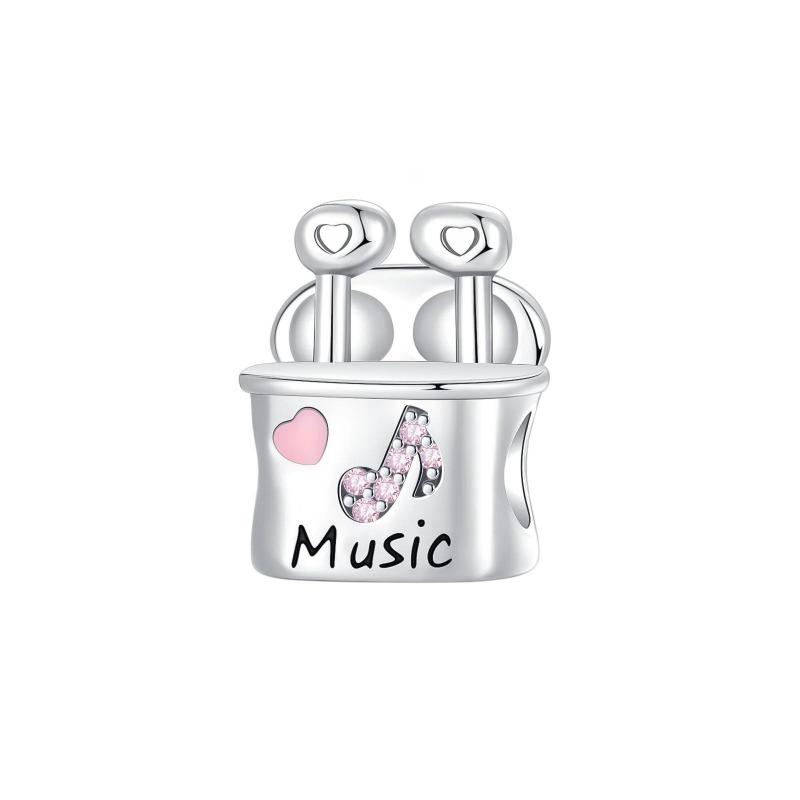 Снова в школу Медные шармы Сумка Наушники Кубик Рубика Часы Игровая консоль Бусина Подвеска Подходит для браслета Ожерелье Ювелирные изделия