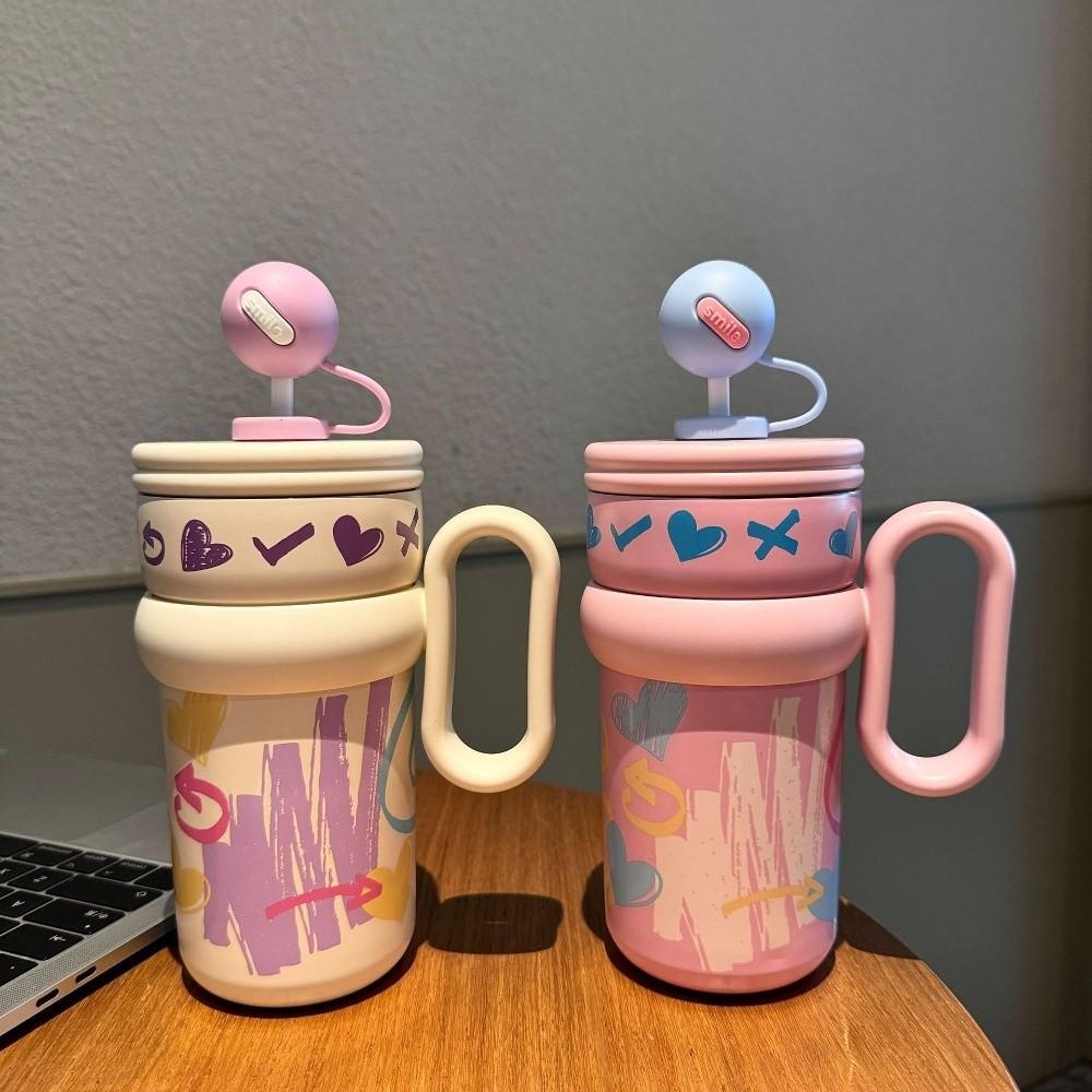 Милая бутылка-термос 540 мл Термокружка Портативная термобутылка для воды Офис