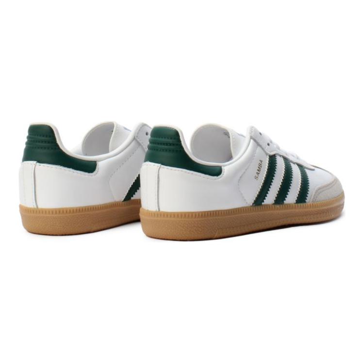 Kids' Sneakers adidas Samba OG Cloud White Collegiate Green Gum (PS) Cloud White/Collegiate Green/Gum