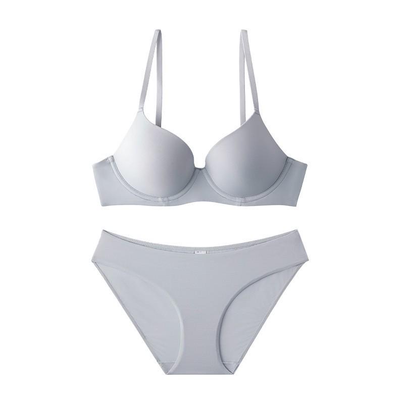 Бесшовный комплект бюстгальтера с застежкой спереди, гладкой посадкой и мягкой косточкой
