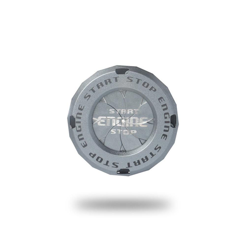 Car Engine Start Stop Switch Button Cover Moto Lgnition Decoration Sticker Rotatable Protect Cap Car Interior Decor Accessories