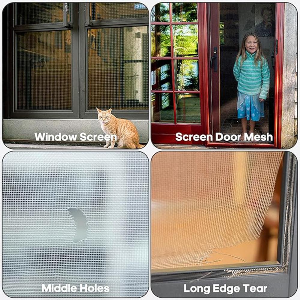 3/5/10Pcs Stickers Window Screen Patch Fix Net Window Screen Adhesive Fix Net Repair Screen Patch