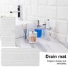 3 шт. водопоглощающий каменный поднос в полоску дизайн быстросохнущий сливной коврик для раковины противоскользящий держатель для мыла для кухни ванная комната туалетные столики