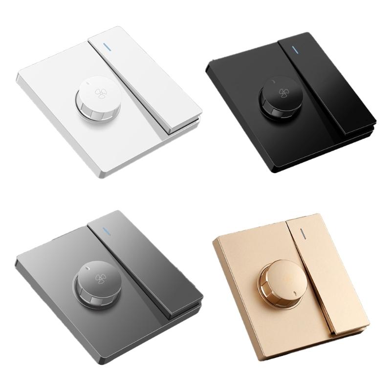 Бесступенчатый регулятор скорости для потолочного вентилятора, переключатель регулировки скорости, настенный вентилятор со скрытым монтажом, регулятор скорости, тип 86, для дома