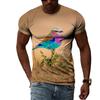 Summer Fashion Animal Birds Eagle Graphic T Shirts For Men 3D Print Hip Hop Harajuku Personality Round Neck Short Sleeve Top