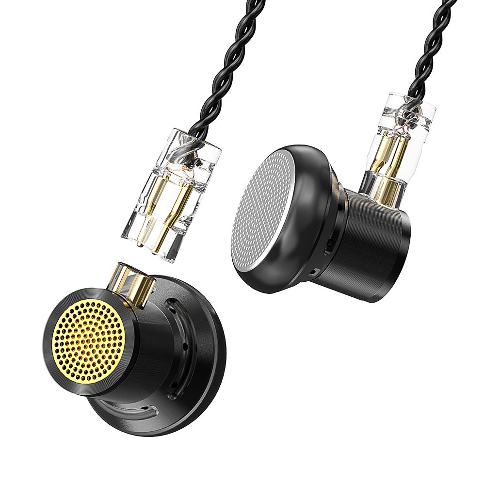 ND DTS 14.2MM 1BA Плоский штекер HIFI Мониторинг Музыка Проводные Наушники Игра Спорт Офис Вкладыши Сменный Кабель Вкладыш 3.5MM 2 PIN