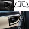 2X Глянцевый черный накладка на вентиляционное отверстие приборной панели Л&П для Toyota Corolla 2014-2016